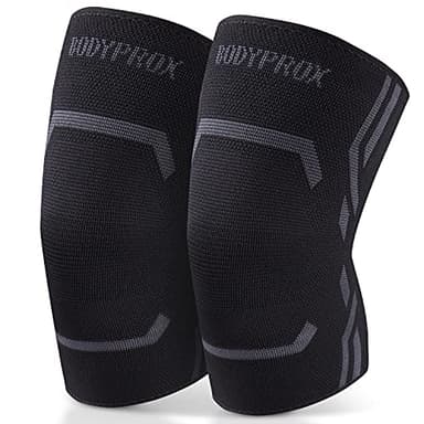 Knee Compression Sleeve for Men and Women (2 Pack), Knee Support Brace for Running and Work out (Medium) - Image 1