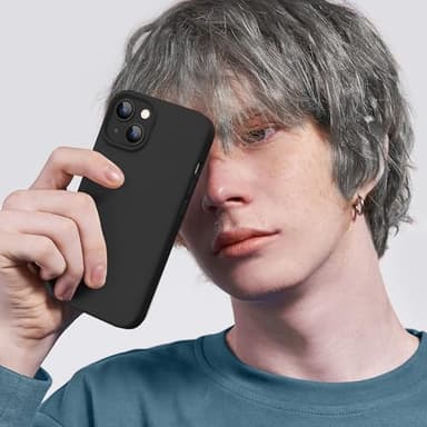 GolbinBox Magnetic for iPhone 15 Case, Compatible with MagSafe, [Soft Anti-Scratch Microfiber Lining], Slim Liquid Silicone Shockproof Protective Phone Case for iPhone 15 6.1 inch, Black - Image 8