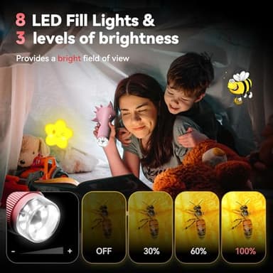 Hideal HP40 Microscope for Kids [Easy and Fun] 2" IPS Portable Handheld Kids Microscope Miniscope, Pocket Mini Scope Educational Science Kit, Birthday Easter Gifts for Kids, PC View, Pink - Image 7
