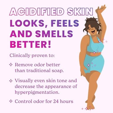 Lume Acidified Body Cleansing Bar - 24 Hour Odor Control - Removes Odor Better than Soap - Moisturizing Formula - Formulated Without SLS or Parabens - OB/GYN Developed - 5 ounce (Unscented) - Image 3