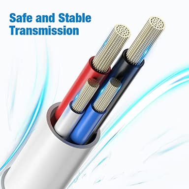 sarmert Apple Certified 30 Pin USB Charging Cable, 4.0ft USB Sync Charging Cord iPhone Compatible for 4 4s 3G 3GS iPad 1 2 3 iPod Touch Nano White (1 PCS) - Image 6