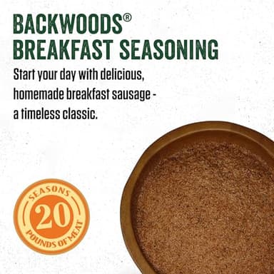 LEM Products Backwoods Breakfast Fresh Sausage Seasoning Kit, Ideal for Wild Game and Domestic Meat, Seasons Up to 20 Pounds of Meat, 9.8 Ounce Package - Image 3