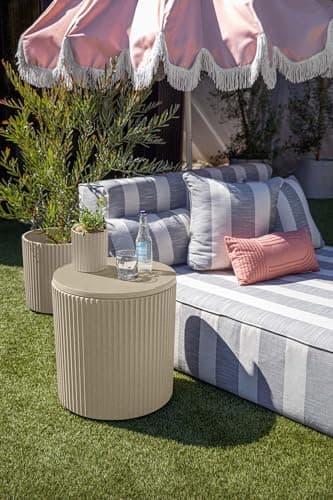 Veradek Cooler Side Table - 2 in 1 - Designed for use as Outdoor Side Table, Patio Decor and Ice Chest - Image 8