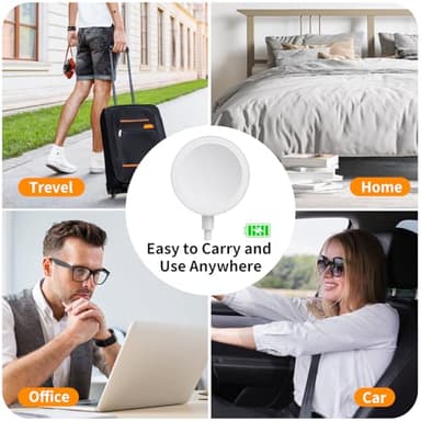 Magnetic Charger for Apple Watch, Wireless Charging Cable for All iWatch Series (1 m) - Image 7