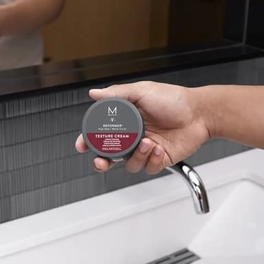 MITCH by Paul Mitchell Reformer Texture Cream for Men, High Hold, Matte Finish, For All Hair Types, Especially Fine to Medium Hair, 3 oz. - Image 4