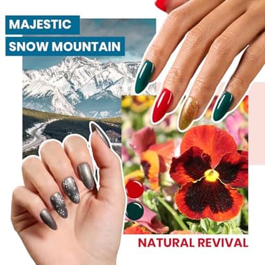 Beetles Gel Nail Polish Kit with U V Light - 68 Pcs Gel Nail Kit 45 Colors Mystic Wonderland Set Soak Off Manicure Tools Nails Stuff Red Green Nude DIY Salon Gifts for Women Teens Girls - Image 5