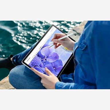 Samsung Galaxy Tab S9 FE+ Plus 12.4” 128GB Android Tablet, Long Battery Life, Powerful Processor, S Pen, 8MP Camera, Lightweight Durable Design, Expandable Storage, US Version, 2023, Silver - Image 6