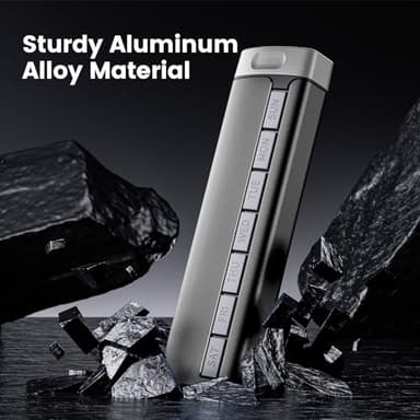 Daviky Metal Travel Pill Organizer, Premium Aluminum Pill Box 7 Day, Weekly Daily Pill Case, Stylish&Cute Pill Holder for Medicines, Supplements and Vitamins (Gray) - Image 9