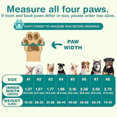 Petanims Dog Shoes for Small Dogs, Medium Dog Boots & Paw Protectors for Winter Snow, Breathable Dog Booties for Hot Pavement, Hardwood Floors Gray Size 1 - Image 2