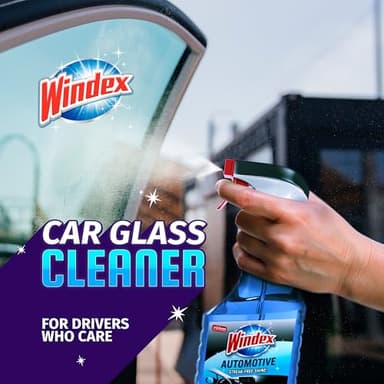 Windex Automotive Car Window and Glass Cleaner, Streak-Free Shine for Car Glass Exteriors, Tinted Windows, and Interior Electronics, 23 fl oz - Image 2