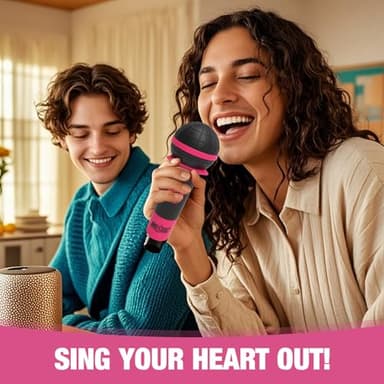 ATG Mic Karaoke Party Game - Hilarious Singing Challenge for Families & Friends with 250 Song Lyrics - Perfect for Game Nights & Birthday Parties 8 Years Old (2-10 Players) - Image 2