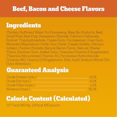Pedigree Chopped Ground Dinner Adult Soft Wet Dog Food 30-Count Variety Pack, 3.5 oz Pouches - Image 6