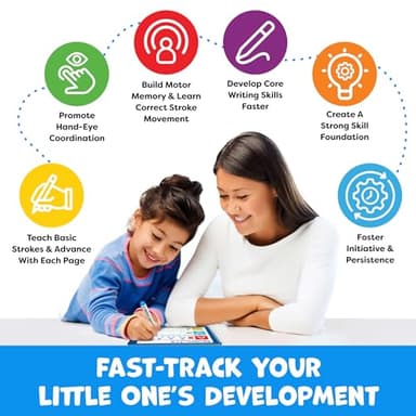 Preschool Learning Activities - Tracing Books for Kids Ages 3-5 - Toddler Handwriting Practice - Letter Tracing for Kids Preschool Kindergarten Workbooks 3-4, 4-5 Learning Books - 3 year old boy gift - Image 8