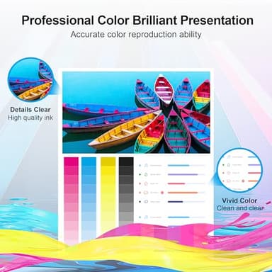 PG-245 XL/CL-246 XL Ink Value Pack (2 Cartridges) Replacement for Canon 245XL 246XL Combo Pack 245XL Ink Cartridge Compatible with Pixma TS202/TR4520/MG2525/TS3322/TS3320/MG2522/TS302/MG2520/MX490 - Image 5