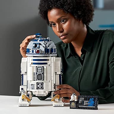 LEGO Star Wars R2-D2 Building Set - Collectible Toy for Adults, Ages 18+ - Display for Room or Office Desk - Info Plaque Included - Gift Idea for Fans - 75308 - Image 2