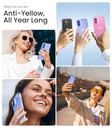 Mkeke for iPhone 16 Case Clear, [Not Yellowing] [16FT Military-Grade Drop Protection], Slim Clear iPhone 16 Case for Apple iPhone 16 with Shockproof Bumper 2024 - Image 7