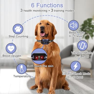 E-FENCE GPS Wireless Dog Collar Fence System, Electric Dog Collar Fence,Pet Containment System Rechargeable, Outdoor Use Only(2 Pack) - Image 6