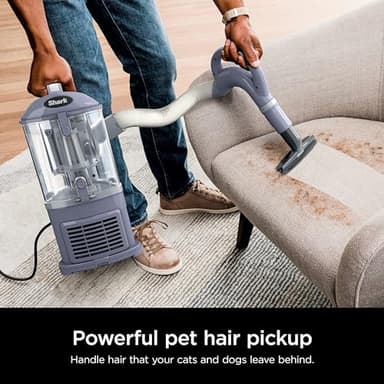 Shark NV352 Navigator Lift Away Upright Vacuum, Hepa Filter, Anti-Allergen Technology, Swivel Steering, Ideal for Carpet, Stairs, & Bare Floors, with Wide Upholstery & Crevice Tools, Lavender - Image 4