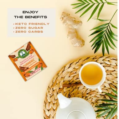 Dr. Tea Wellness Turmeric Herbal Tea with Cinnamon Flavor - 20 Tea Bags - Image 4