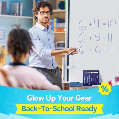 WRITECH Retractable Dry Erase Markers: Fine Tip Assorted Colors Low Odor Multi Colored Set Kid Adult Refillable Clickable Multicolor Thin Point Whiteboard Marker Bulk 12ct No Bleed Smear - Image 2