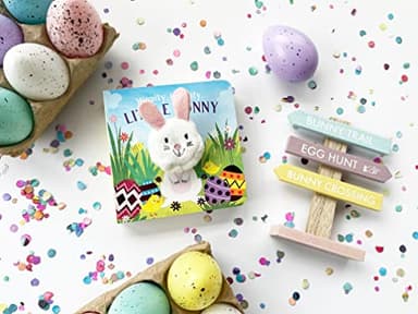 Hippity, Hoppity, Little Bunny - Finger Puppet Board Book for Easter Basket Gifts or Stuffer Ages 0-3 - Image 11