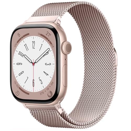 Original Milanese Loop Band Compatible with Apple Watch 38mm 40mm 41mm 42mm 44mm 45mm 46mm 49mm - Women & Men Magnetic Closure Adjustable Metal Strap for iWatch Series 11 10 9 8 7 6 5 4 SE2 3 Ultra2 3 - Image 1