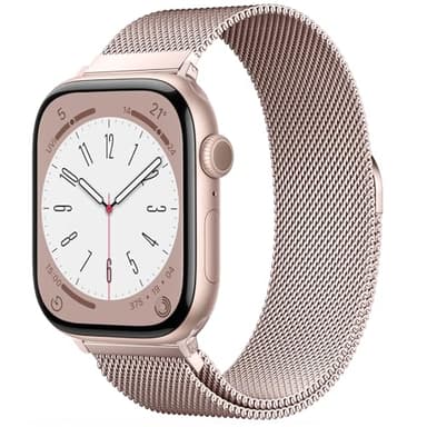 Original Milanese Loop Band Compatible with Apple Watch 38mm 40mm 41mm 42mm 44mm 45mm 46mm 49mm - Women & Men Magnetic Closure Adjustable Metal Strap for iWatch Series 11 10 9 8 7 6 5 4 SE2 3 Ultra2 3 - Image 1