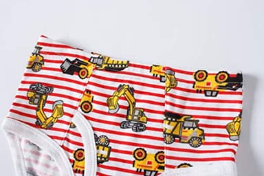 Boboking Little Boys Briefs Dinosaur Truck Toddler Kids Underwear (Pack of 6) 4T - Image 3