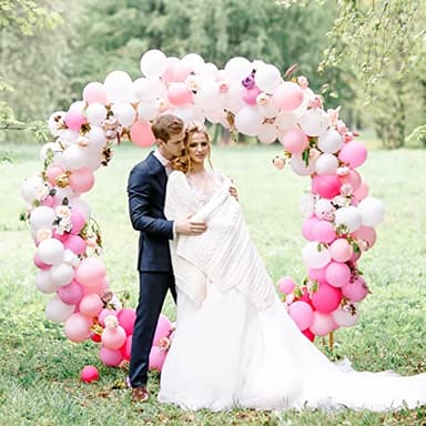 RUBFAC 129pcs White Balloons Different Sizes 18 12 10 5 Inch for Garland Arch,Party Latex Balloons for Birthday Party Wedding Anniversary Baby Shower Party Decoration - Image 4