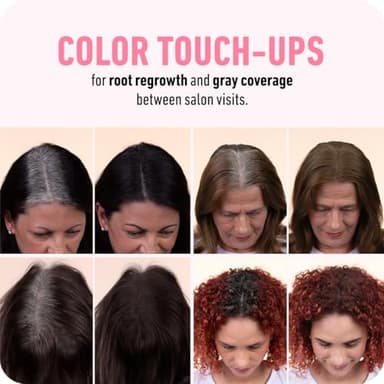 BOLDIFY Hairline Powder - Root Touch Up Hair Color for Gray Coverage - Bald Spot Concealing Hair Powder for Women & Men - 48-Hour Stain-Proof - Medium Brown - Image 4