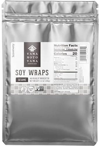 Yamamotoyama Soy Wrapper Half Sheet, Sesame , 40 count - Image 3