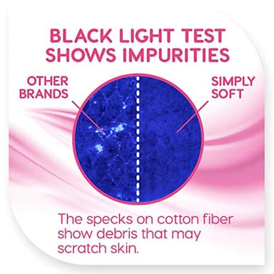 Medline Simply Soft Cotton Rounds (300 Count), 100% Cotton Absorbent and Textured Cotton Pads, Lint-Free - Image 7