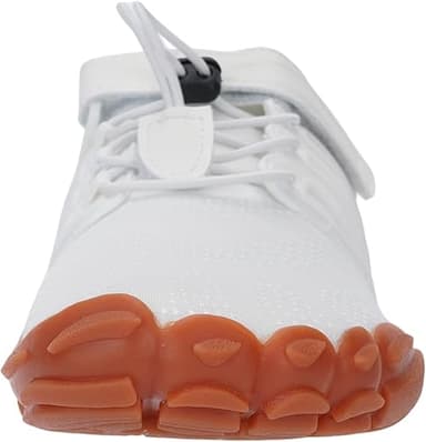 WHITIN Men's Trail Shoes Barefoot Minimalist Running Minimus Wide Toe Box Size 8.5 Gym Workout Fitness Zero Drop Cross Training White Gum 41 - Image 2