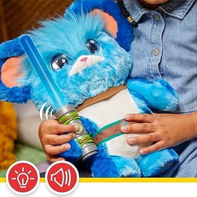 Star Wars: Young Jedi Adventures Jabberin' Jedi Nubs, Electronic Plush, Lights & Sounds, Toys, Preschool Toys for 3 Year Old Boys & Girls - Image 3