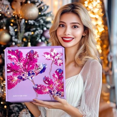 Christmas Gifts for Women, Womens Christmas Gifts, Get Well Soon Gift with Luxury Flannel Blanket, Self Care Retirement Gifts Relaxing Spa Basket Set for grandma, Mom, Sister, Wife, Girlfriend, Her - Image 6