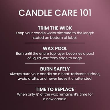 Yankee Candle Black Cherry Scented Candle, 22oz Large Jar with up to 150 Hour Burn Time, Giftable - Image 5