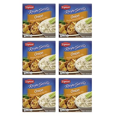 Recipe Secrets Lipton Recipe Soup and Dip Mix For a Delicious Meal Onion Great With Your Favorite Recipes, Dip or Soup Mix 2 oz (Pack of 6) - Image 1