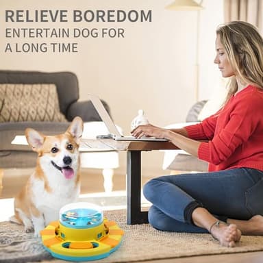 Aluckmao Dog Puzzle - Food Puzzle Toy Feeder, Treat Puzzles for Mental Stimulation (Push) - Image 5