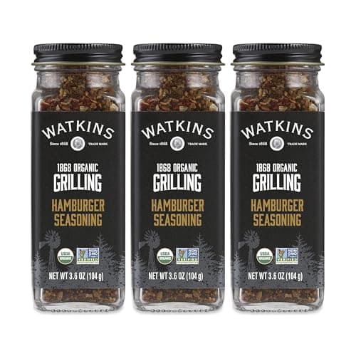 Watkins 1868 Organic Grilling Hamburger Seasoning, 3.6 oz (Pack of 3) - Image 1