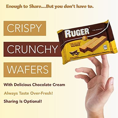 Ruger Austrian Wafers, Chocolate, 2.125 OZ (Pack of 48) - Image 4