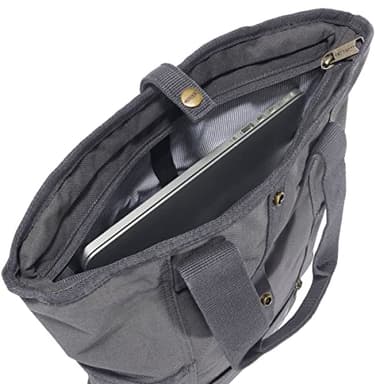 Carhartt Convertible Backpack Tote, Durable Tote Bag with Adjustable Backpack Straps and Laptop Sleeve, Gray - Image 5