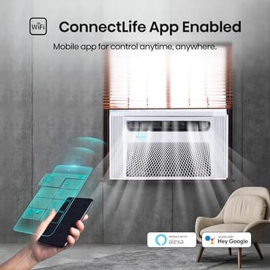 Hisense WC08W25A Window Air Conditioner, 8,000 BTU, White - Image 7
