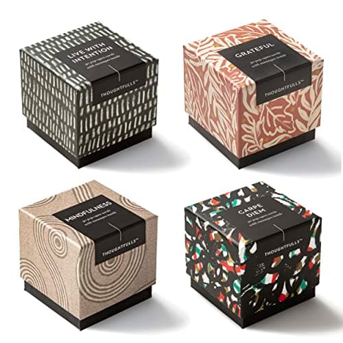 Compendium ThoughtFulls Pop-Open Cards — 4-Pack of Grateful, Live with Intention, Mindfulness, Carpe Diem – 120 Pop-Open Cards, Each with a Different Message Inside - Image 1