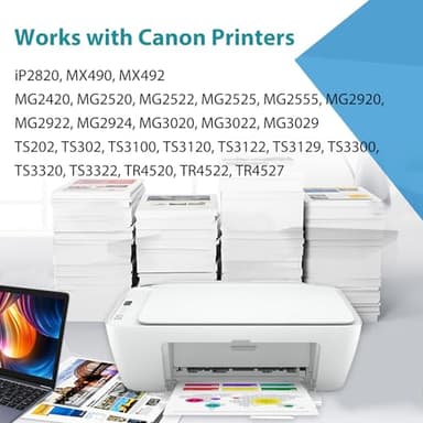 Relcolor Compatible Ink Cartridge Replacement for Canon 245XL (Black 2 Pack) 245 PG245 Work for MX490 MG2522 MX492 TR4520 TR4500 MG2520 TS3300 TS3322 MG2525 TR4522 TS3100 TS3122 TS3320 MG2500 TS3100 - Image 2