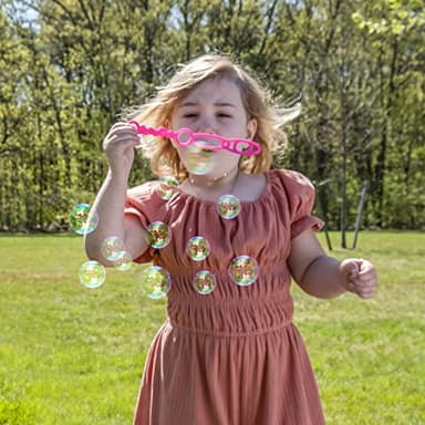 BUBBLES by Little Kids Fubbles | 64oz Non Toxic Bubble Solution Refill for kids | bubble wand included, colors may vary, (12301E) - Image 8