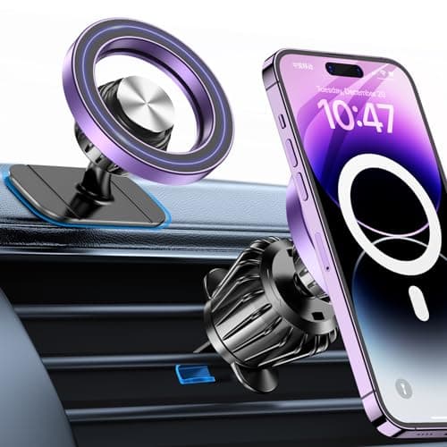 Kaistyle for Magsafe Car Mount【20 Strong Magnets】Magnetic Phone Holder for Car Phone Holder Mount Dash Mounted Holders Cell Phone Holders for Your Car Accessories for Women Men for iPhone 17 16 15 14 - Image 1