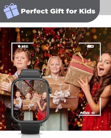 Totsyfun 2025 Smart Watch for Kids 6-12 [Kids GPS Tracker/Video Call] Kids Smart Watches Boys Girls, Kids Watch with GPS Tracker, School Mode, Safety Alert, GPS Tracker for Kids Smart Watch, Black - Image 6