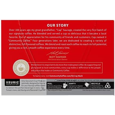 Community Coffee Spiced Pumpkin Pecan Pie Flavored Coffee Pods, 10 count, Medium Roast Compatible with Keurig 2.0 K-Cup Brewers (10 pods) - Image 4