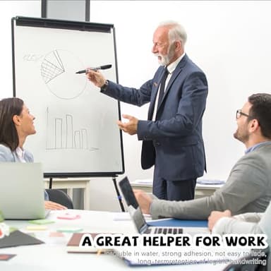 TBC The Best Crafts Permanent Markers Set, Fine Flexible Tip, Quick-Dry & Fade-Resistant, Works on Paper, Plastic, Metal & More, Vibrant Colors(20 Black) - Image 4