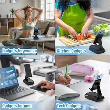 GLOPUS Gifts for Men, Cell Phone Stand with Wireless Bluetooth Speaker, White Elephant Gifts for Adults, Unique Mens Gifts for Birthday Christmas, Cool Gadgets for Men, Stocking Stuffers Teens Mens - Image 6